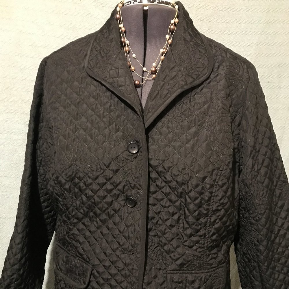 covington womans quilted jacket
